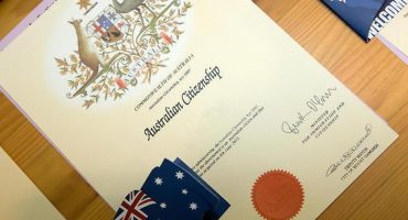 Becoming an Australian citizen